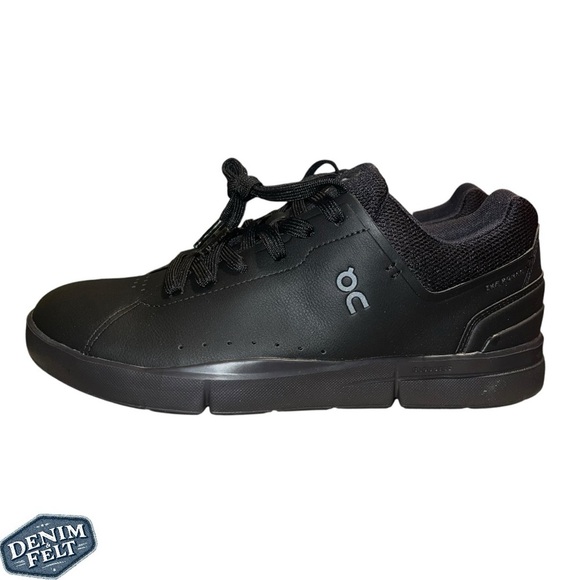 On Running Cloud Womens All Black THE ROGER Advantage Sneakers/Shoes | NEW/NIB🖤 - Picture 12 of 16